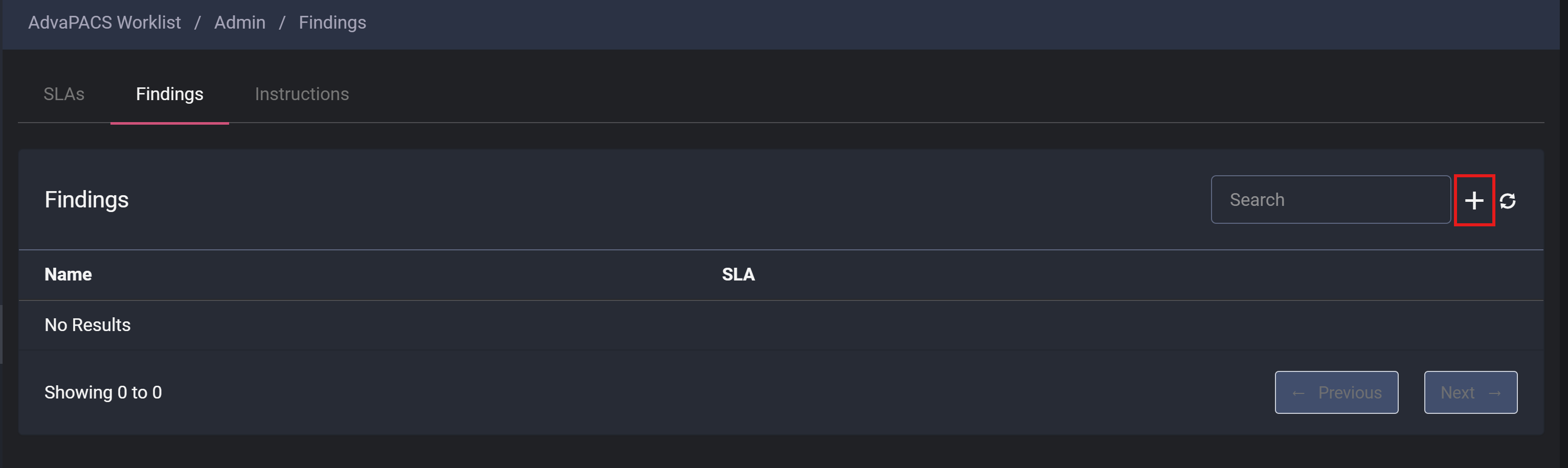 Add Finding