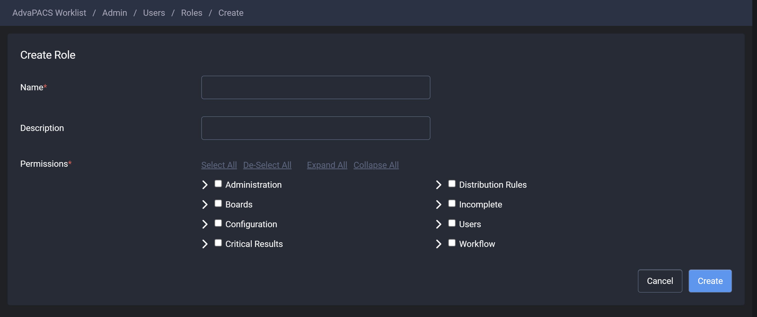 Role Configuration