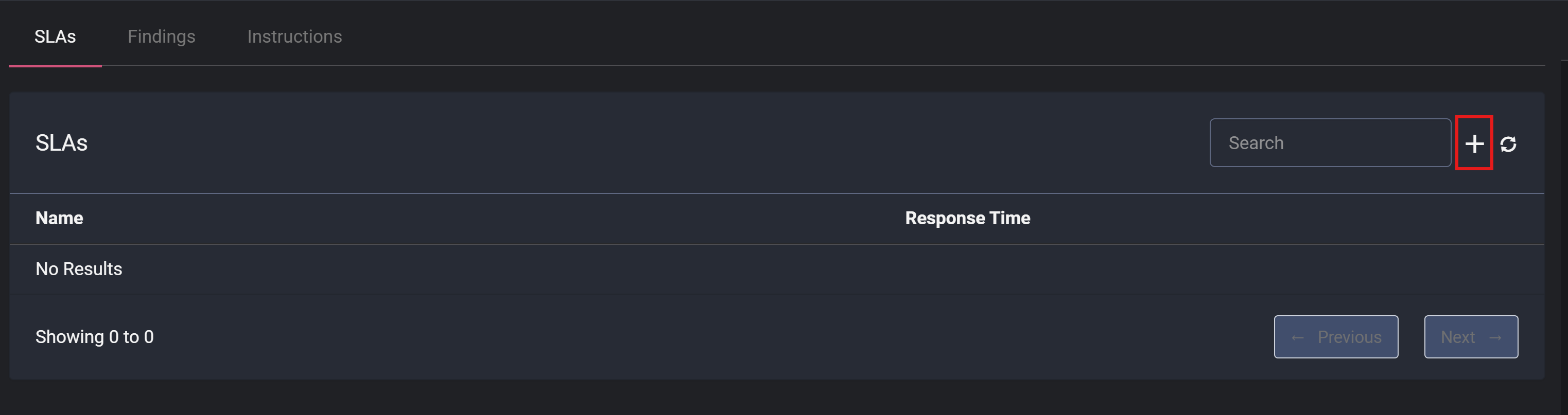 Add SLA
