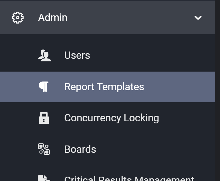 Report Templates Module